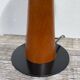 1980s metal and wood lamp