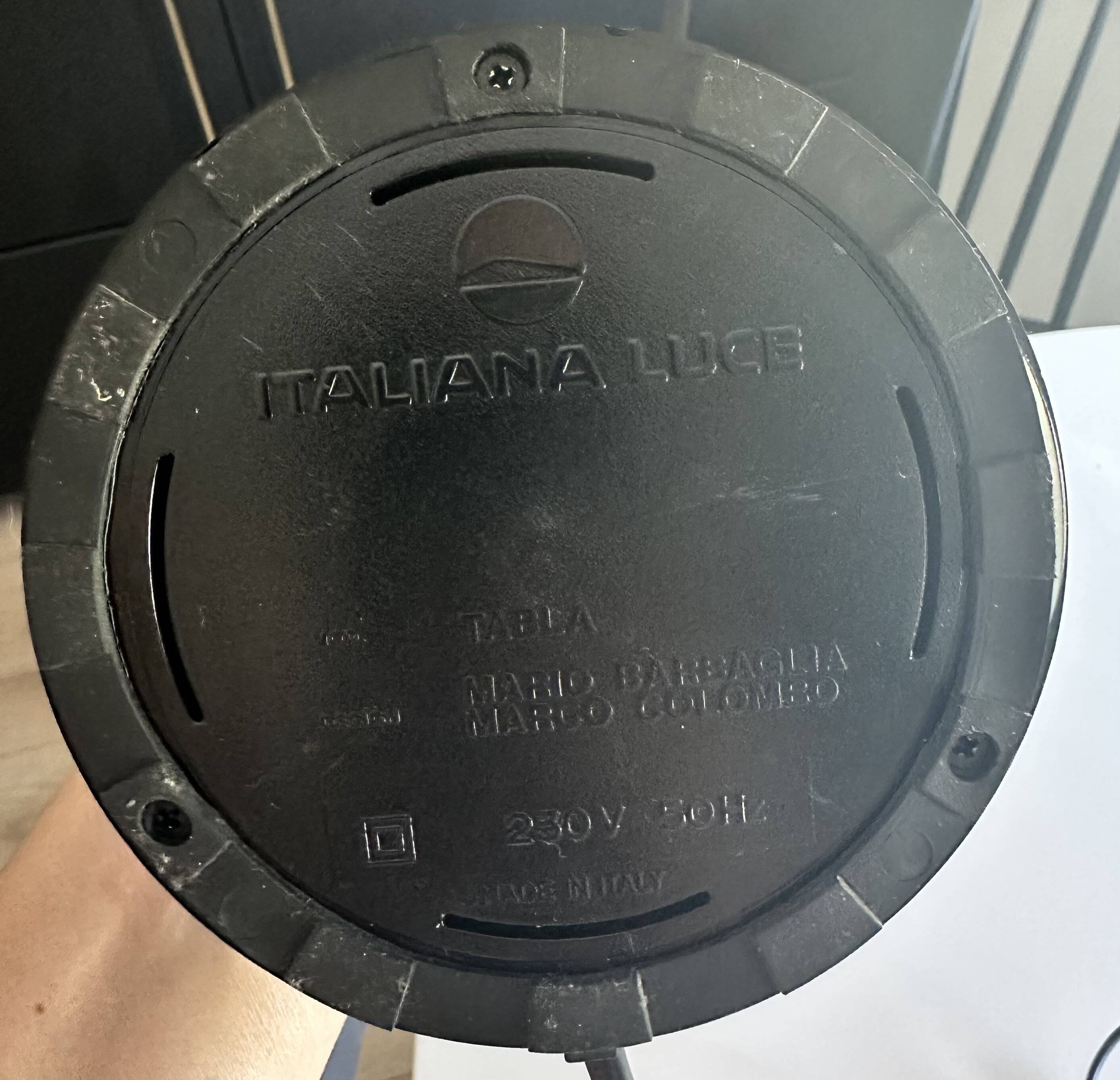 Tabla table lamp by M. Barbaglia and M. Colombo for Italiana Luce