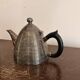 Vintage beehive shaped teapot silver-plated late art deco modernist