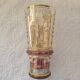 Vase doré et bordeaux, 1950