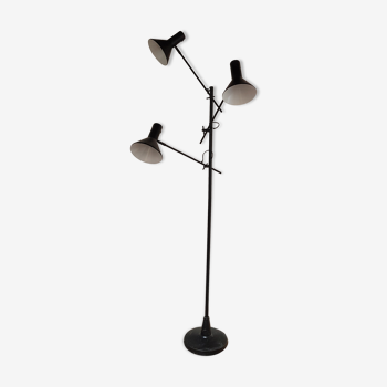 Lampadaire metal noir