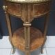 Louis XV style marquetry pedestal table or coffee table