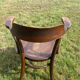 J J Kohn curved wood office chair