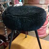 Tabouret tripode "moumoute"
