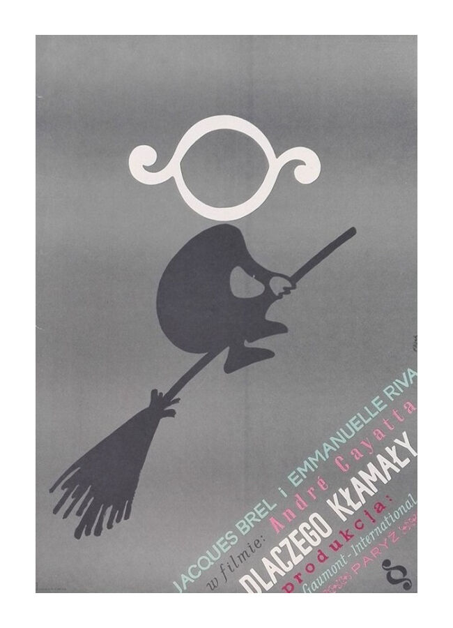The risk of the Polish poster Brel Riva Gaumont trades