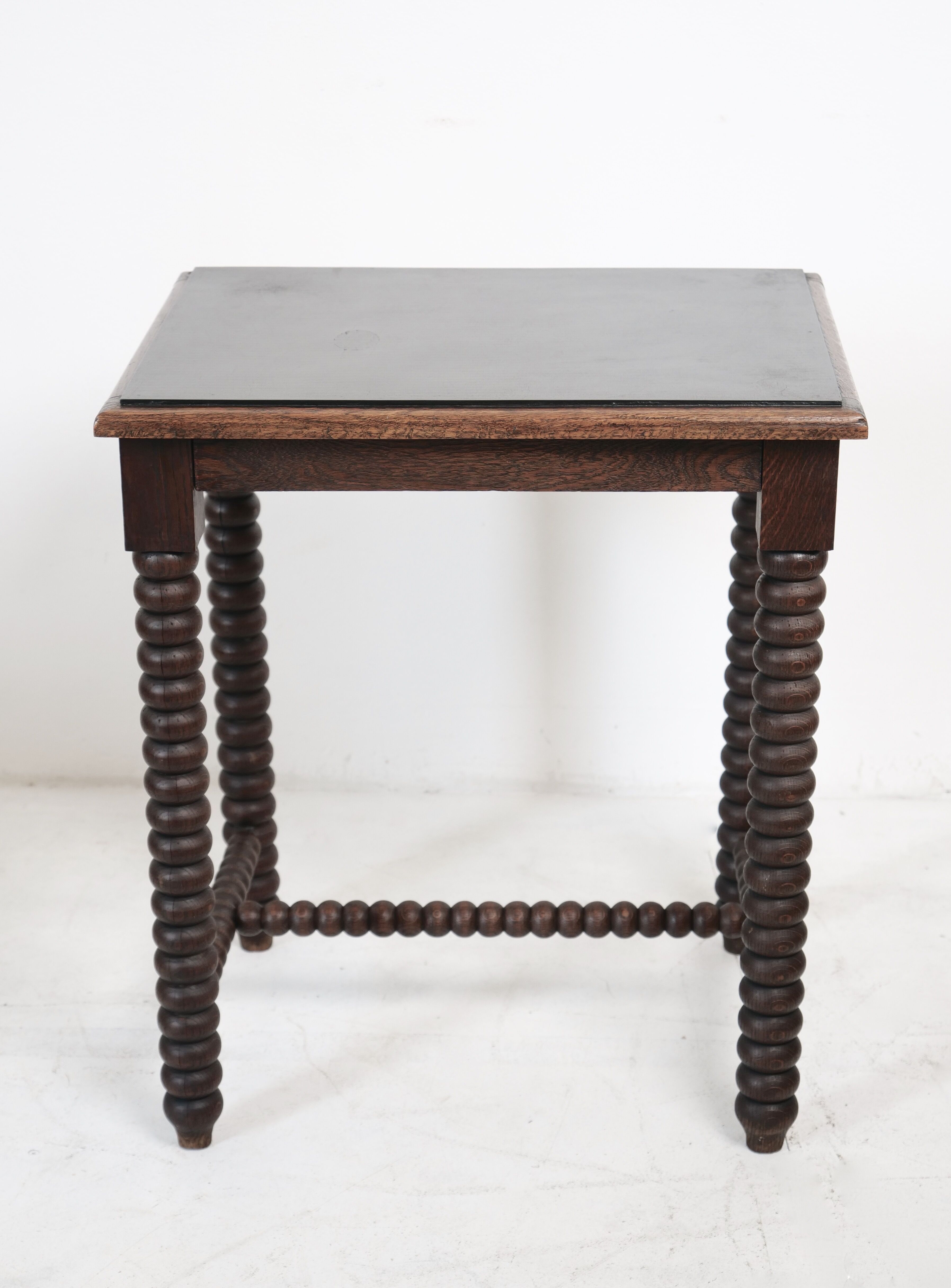 Wooden table legs in coils