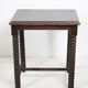 Wooden table legs in coils