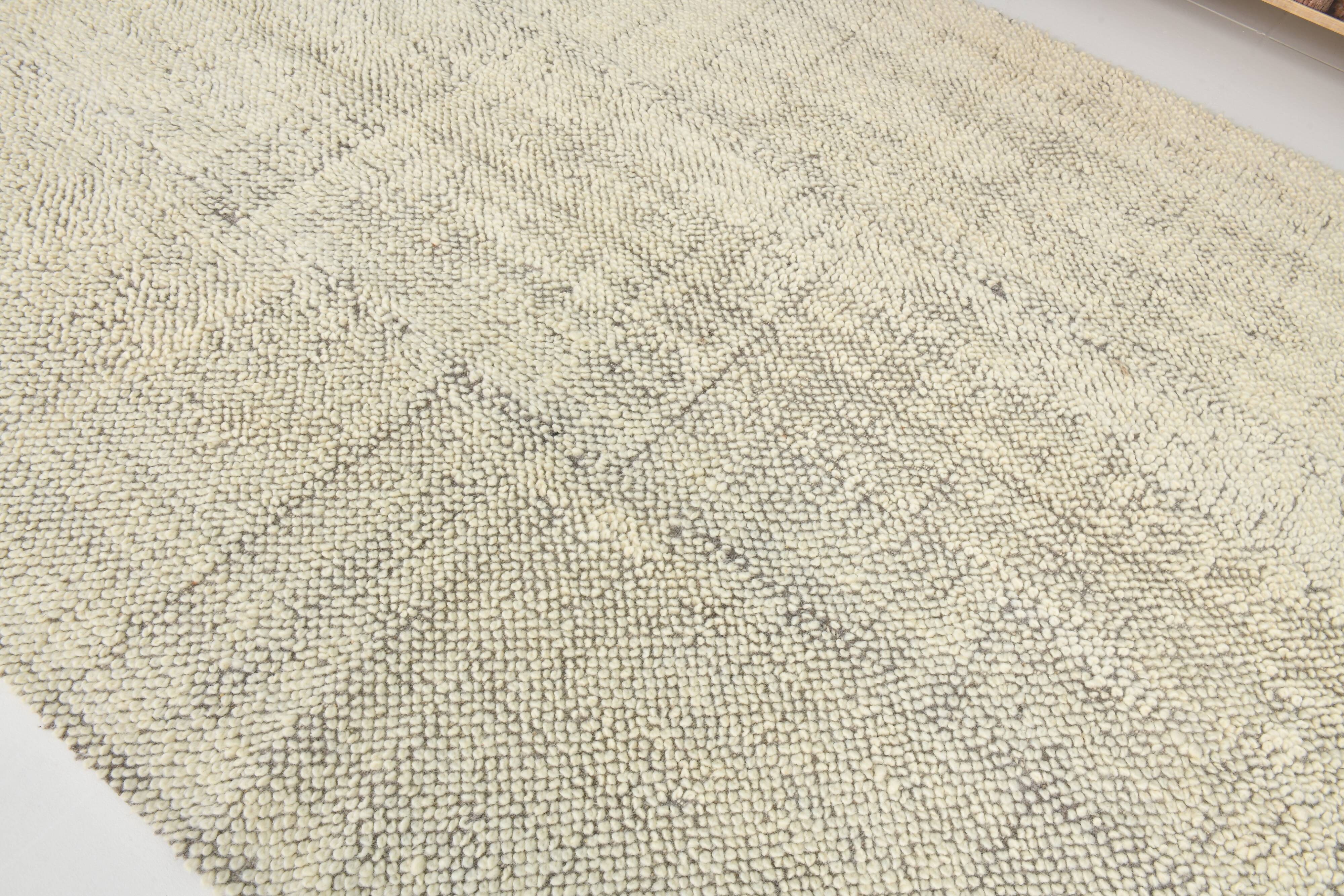 6x10 Gray Beige Modern Vintage Rug, 195x300Cm