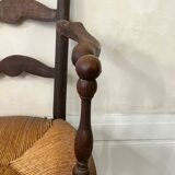 Provençal straw armchair from the 18th century