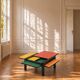 Table basse Bernard Vuarnesson modèle Hexa 1980