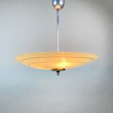 Mid Century Glass Pendant by Napako, Czechoslovakia, 1960's