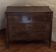 Antique commode with 3 drawers in Empire/Restoration style, with bronze corded handles.