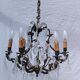 Lustre pampilles ancien cristal