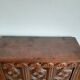 19th century oak castle chest