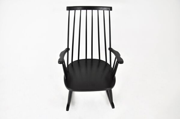 Fauteuil à bascule de Lena Larsson pour Nesto, 1960s