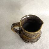 Italian Glazed Ceramic Vase – Sgraffito Engraving