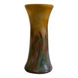 Pink and orange Murano vase