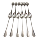 Christofle Fidelio 12 soda cocktail spoons jam 19 cm silver-plated metal