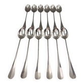 Christofle Fidelio 12 soda cocktail spoons jam 19 cm silver-plated metal