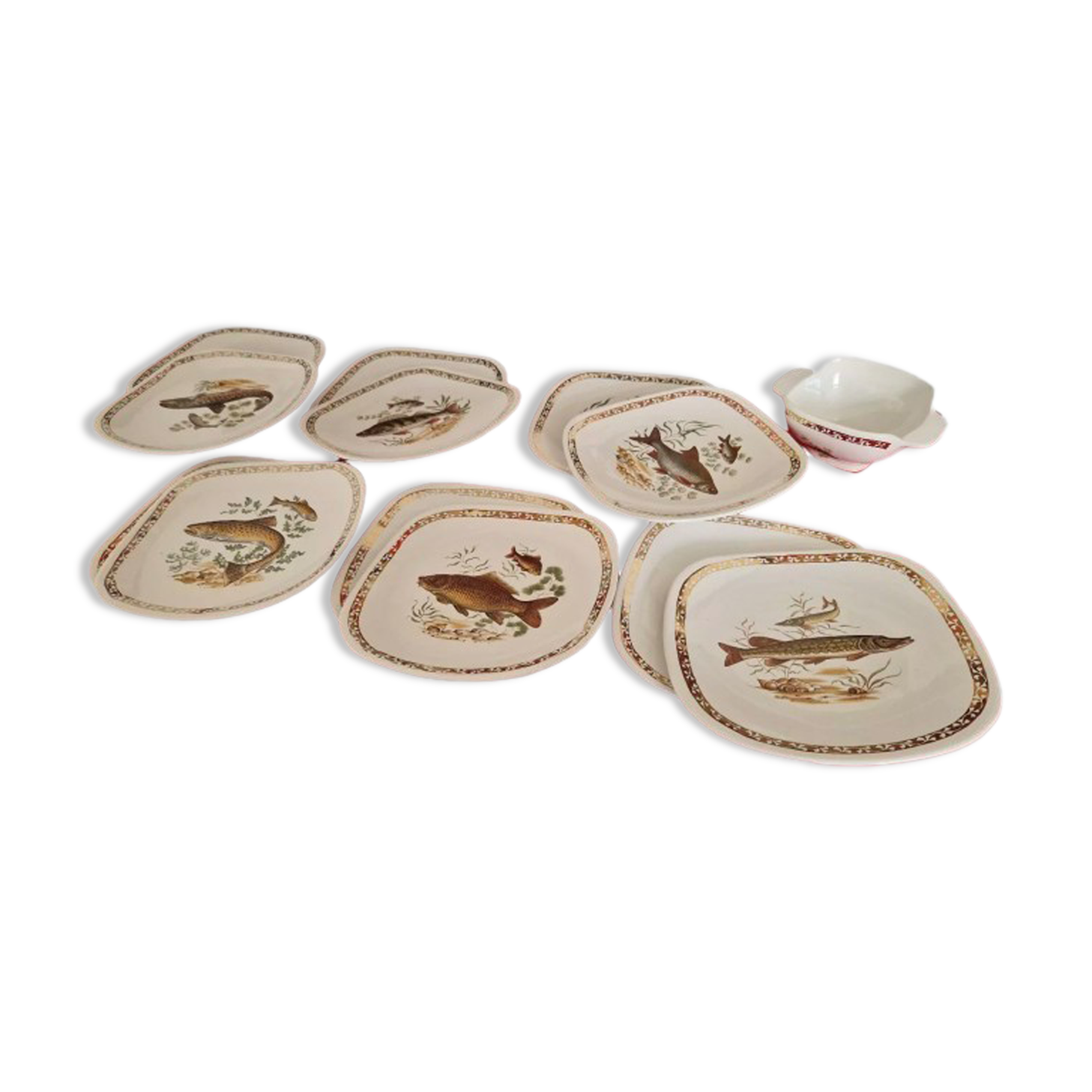 Longchamp fish plates