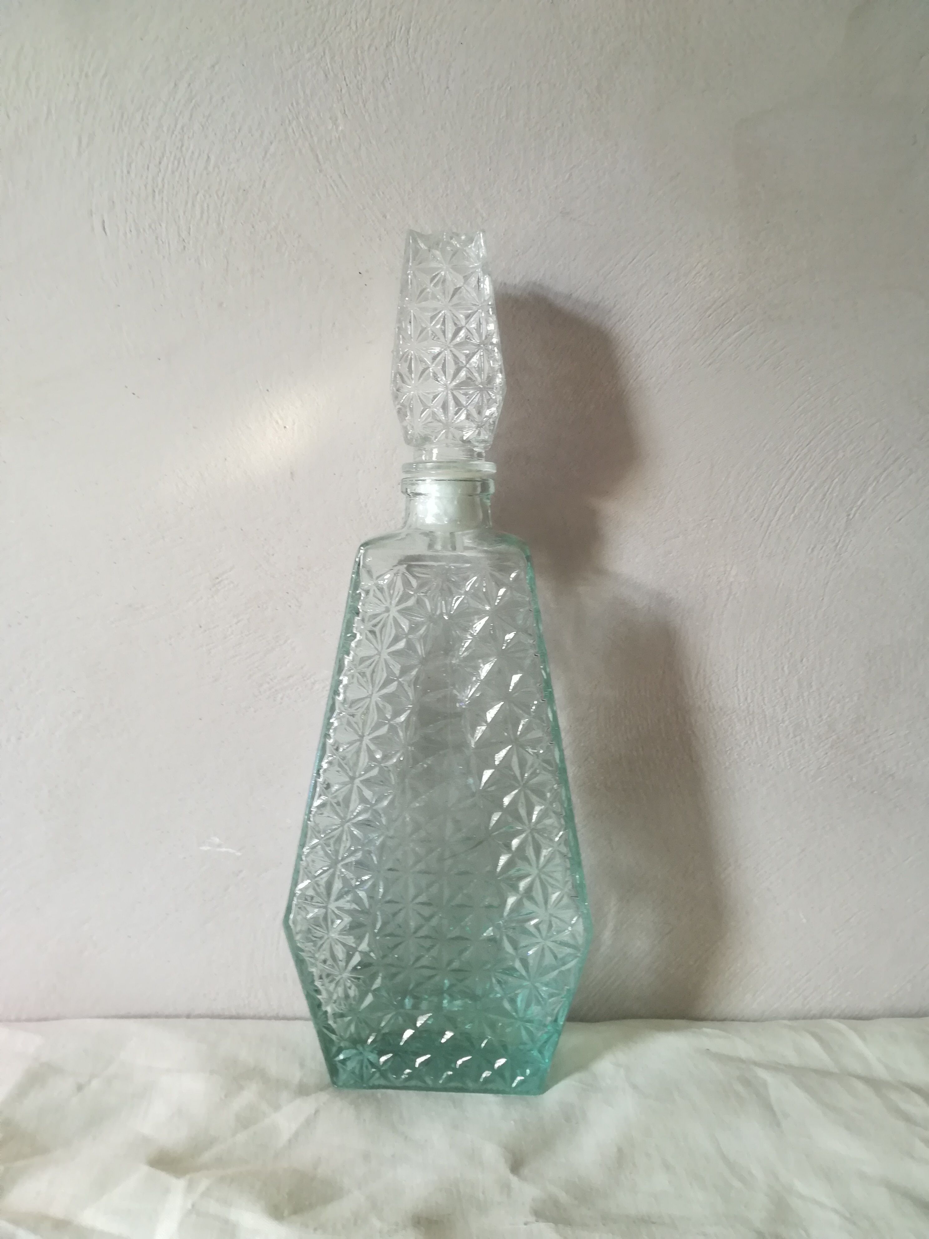 Vintage glass carafe