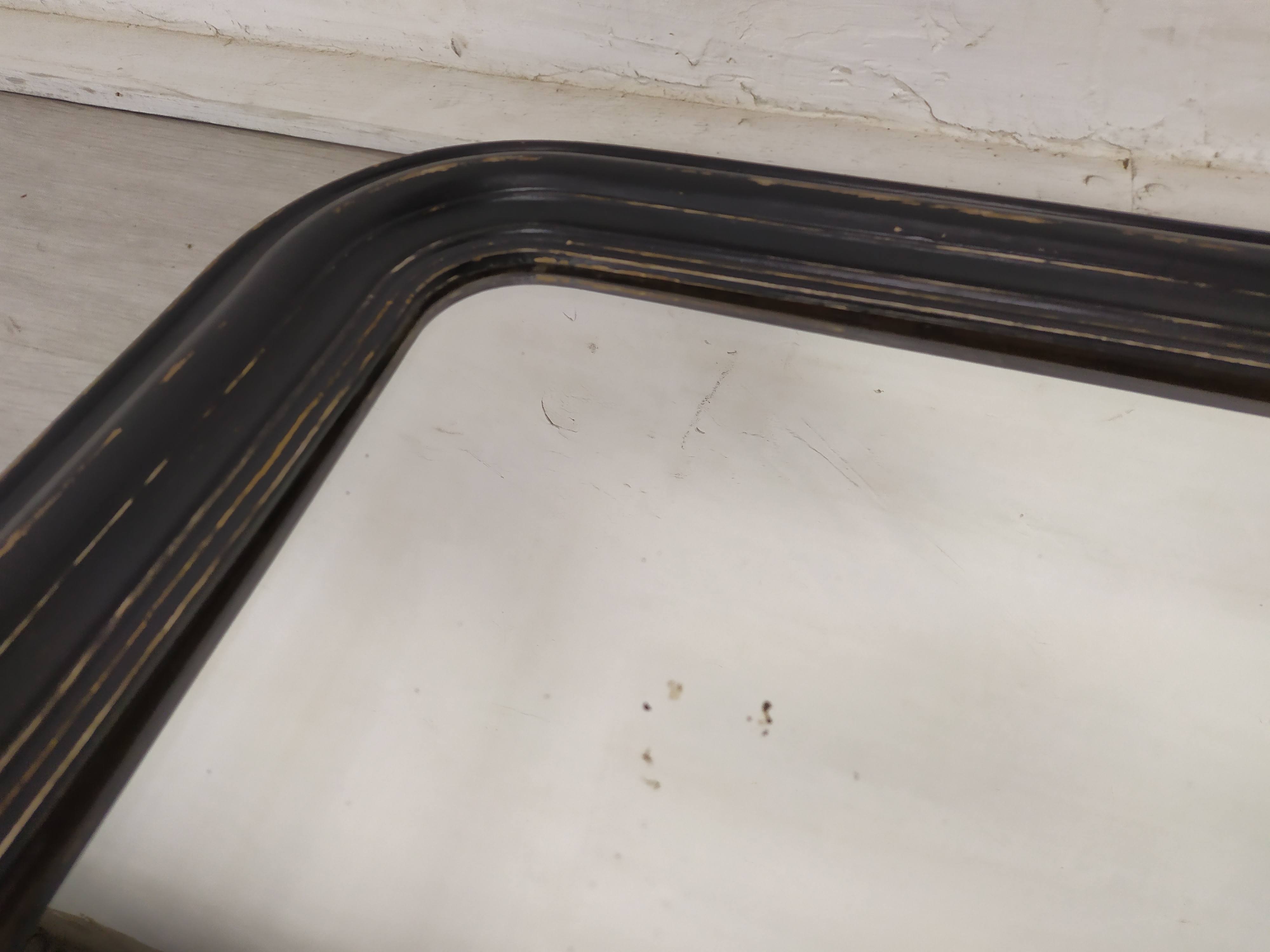 Black Louis Philippe mirror 68x95cm