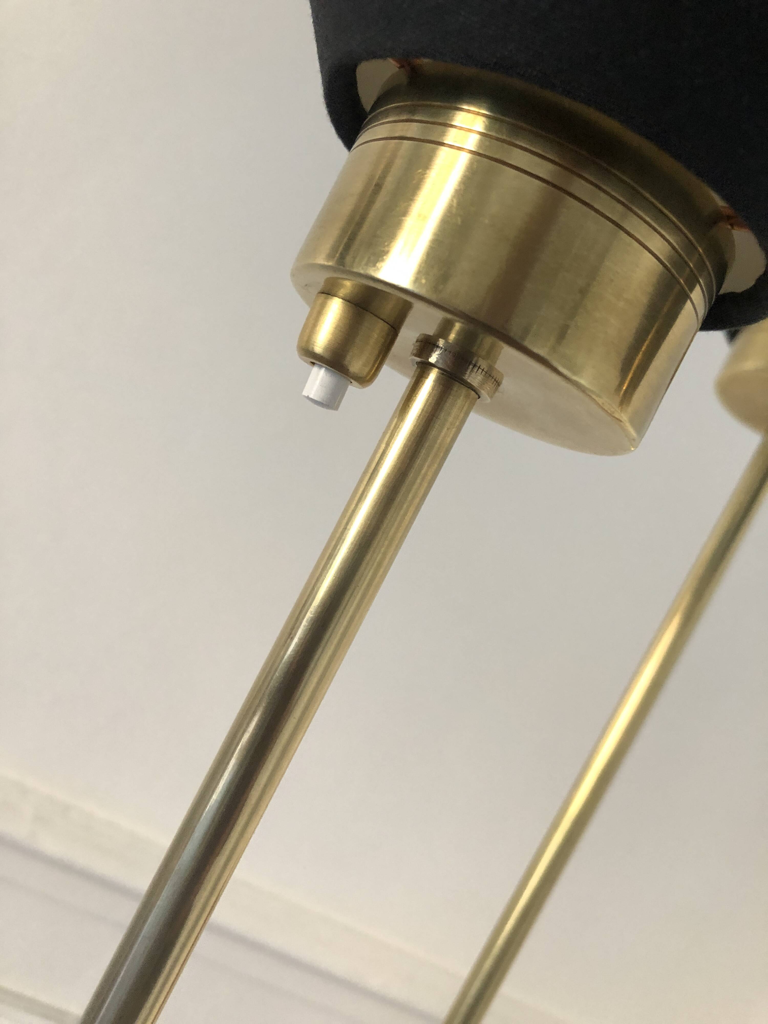 Lampadaire 3 lumières 1950 - 1960