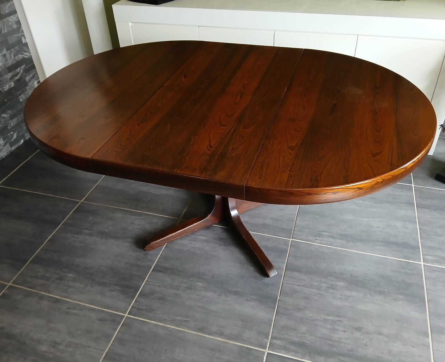 Vintage Baumann extendable table, 1970s