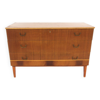 Scandinavian mahogany chest of drawers, Sweden, 1940