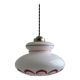 Vintage opaline suspension light from the 1970s