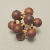 Wooden geographical sculpture 70s