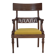 1920-30s, carved wood armchair, design after Georges Jacob, reupholstered.