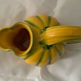 Green and yellow polychrome melon pitcher 1960