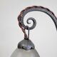 Wrought iron lamp, early 20th century