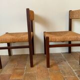 Pair of Mid-Century wicker chairs