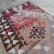 Vintage Turkish hallway rug 86x357 cm