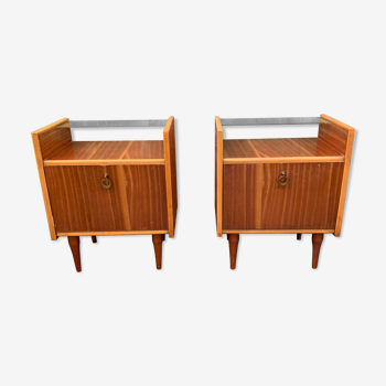 Pair of vintage bedside tables 1960s