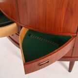 Scandinavian corner cabinet