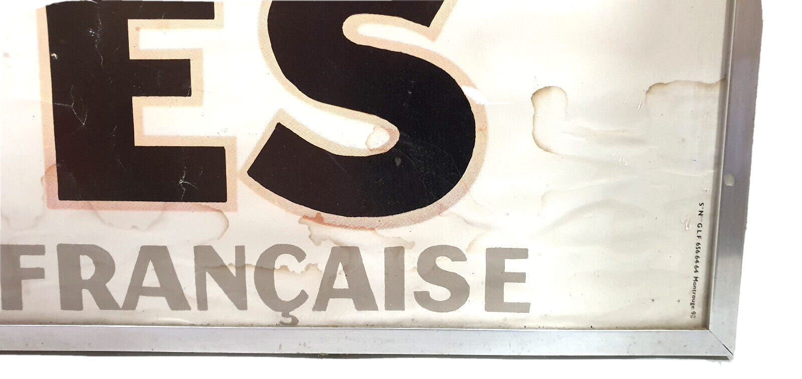 Affiche publicitaire vintage 79x59 Cigarettes les gitanes Dransy Montrouge 1992