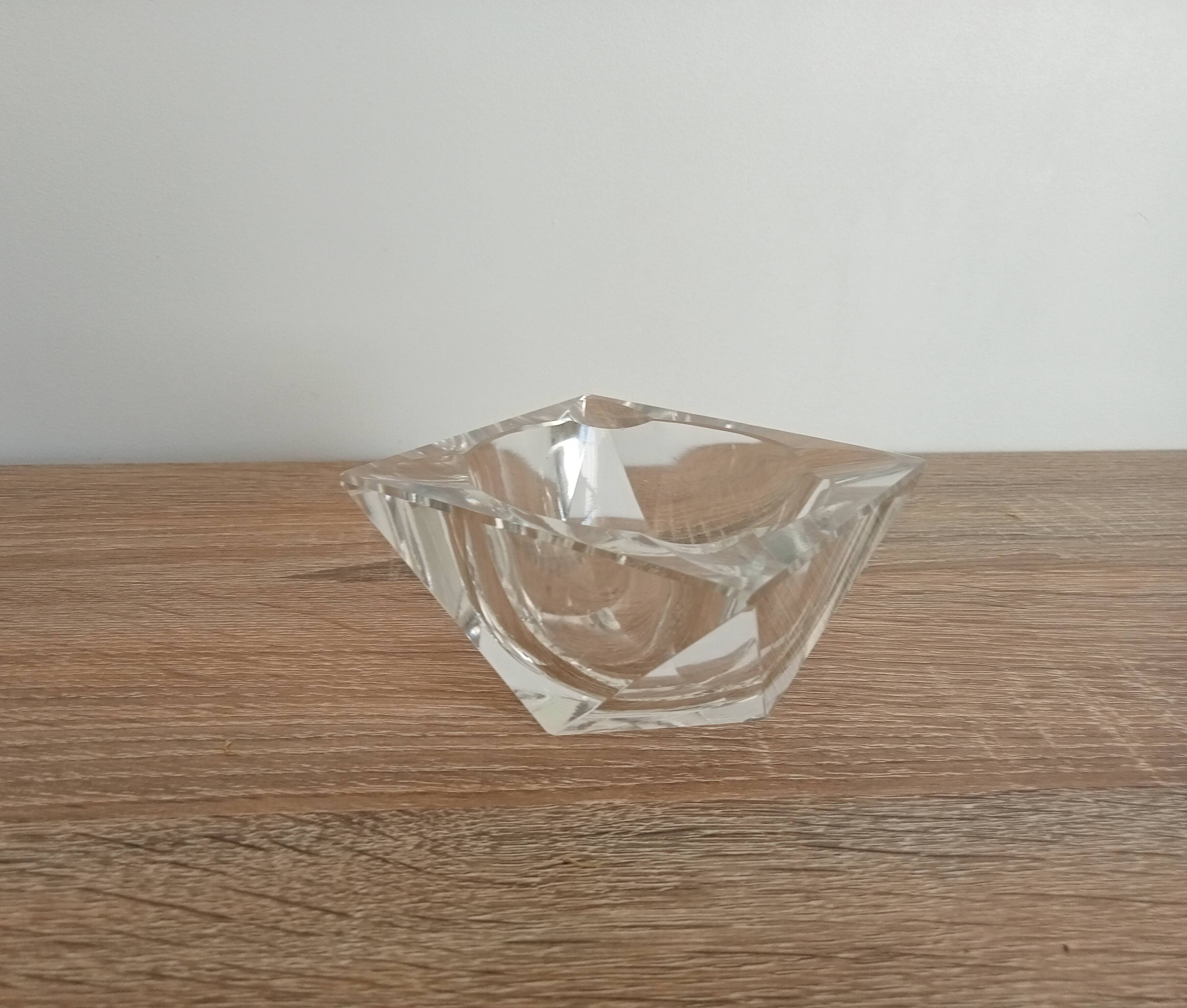 Vintage geometric ashtray