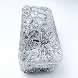 Vintage Brutalist Glass Sconce