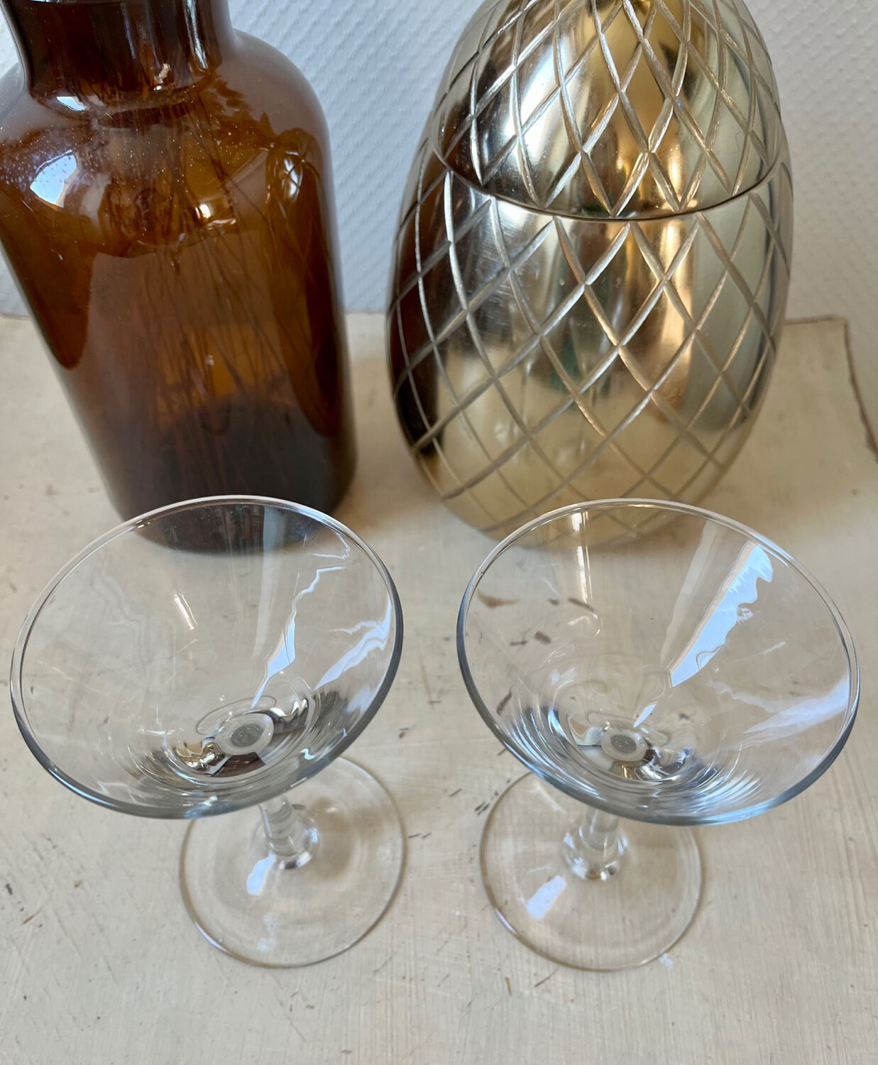 Coupes cocktail vintage