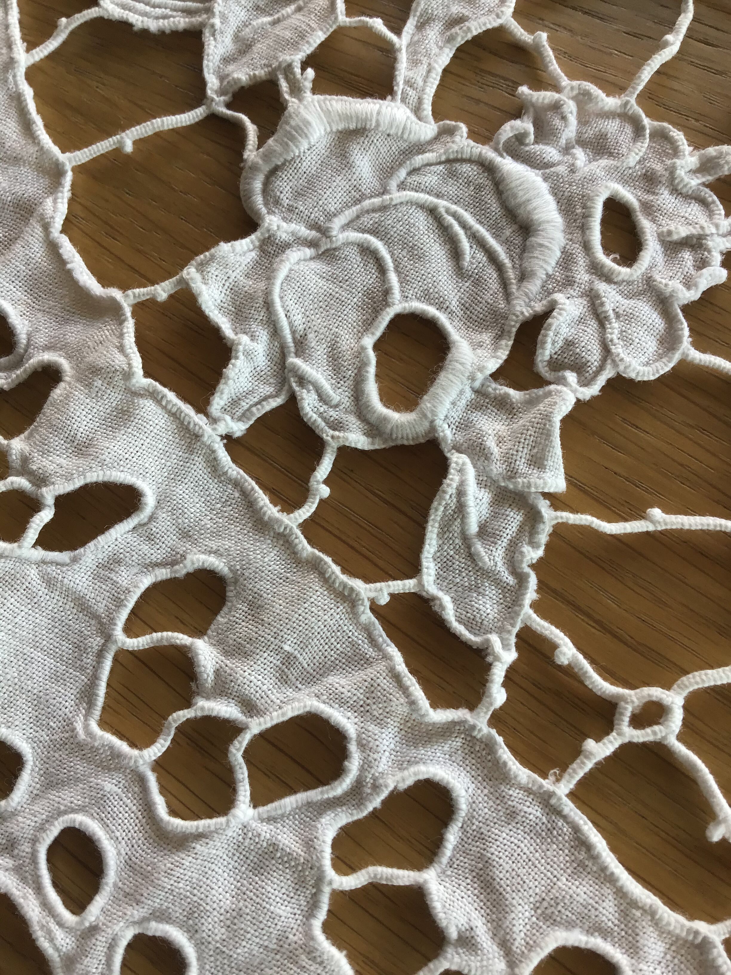 Richelieu embroidery coat fringed 2mx2m