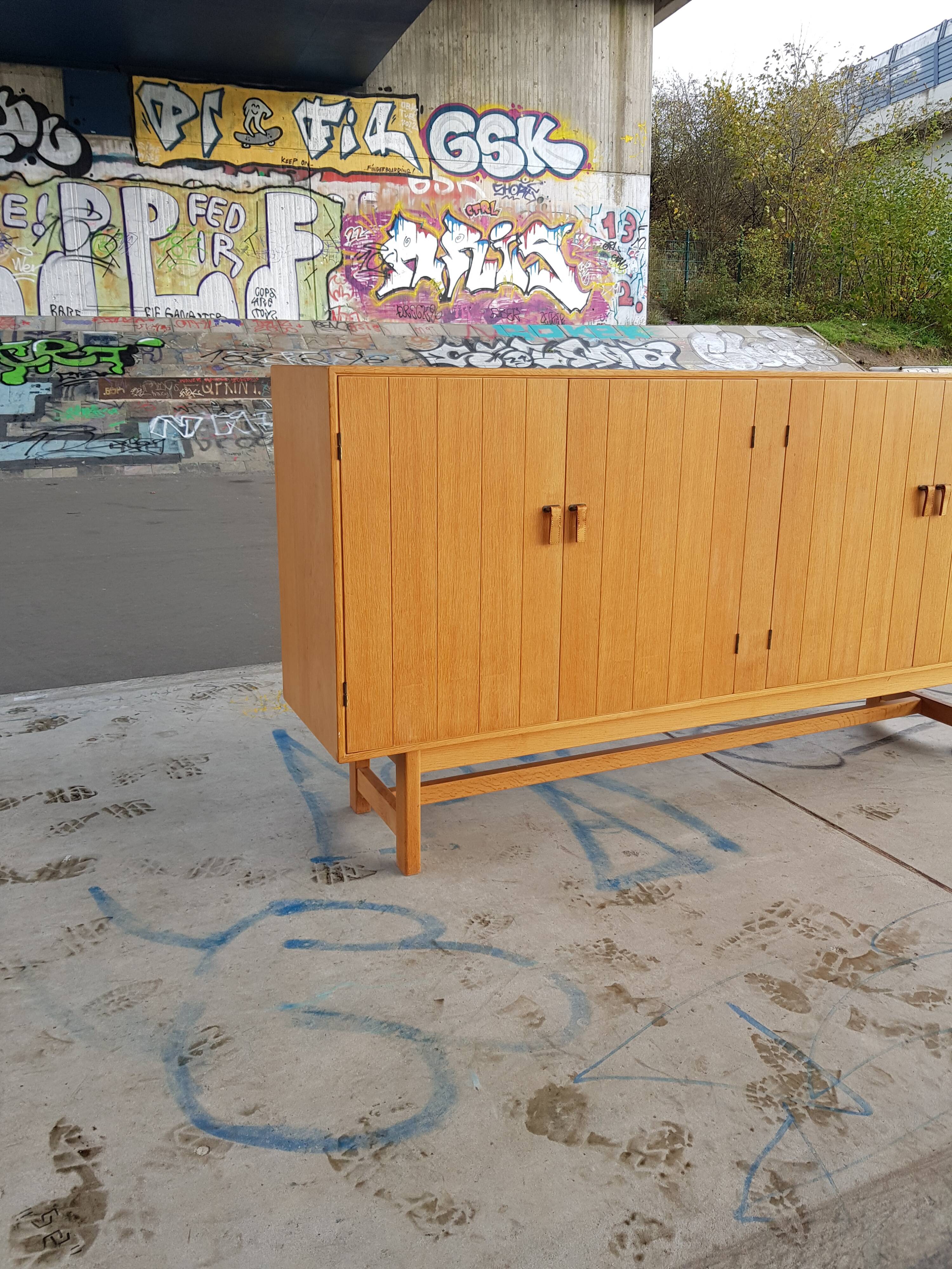 Danish highboard in oak by Kurt Ostervig for KP Möbler