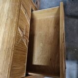 Rattan chest of drawers
