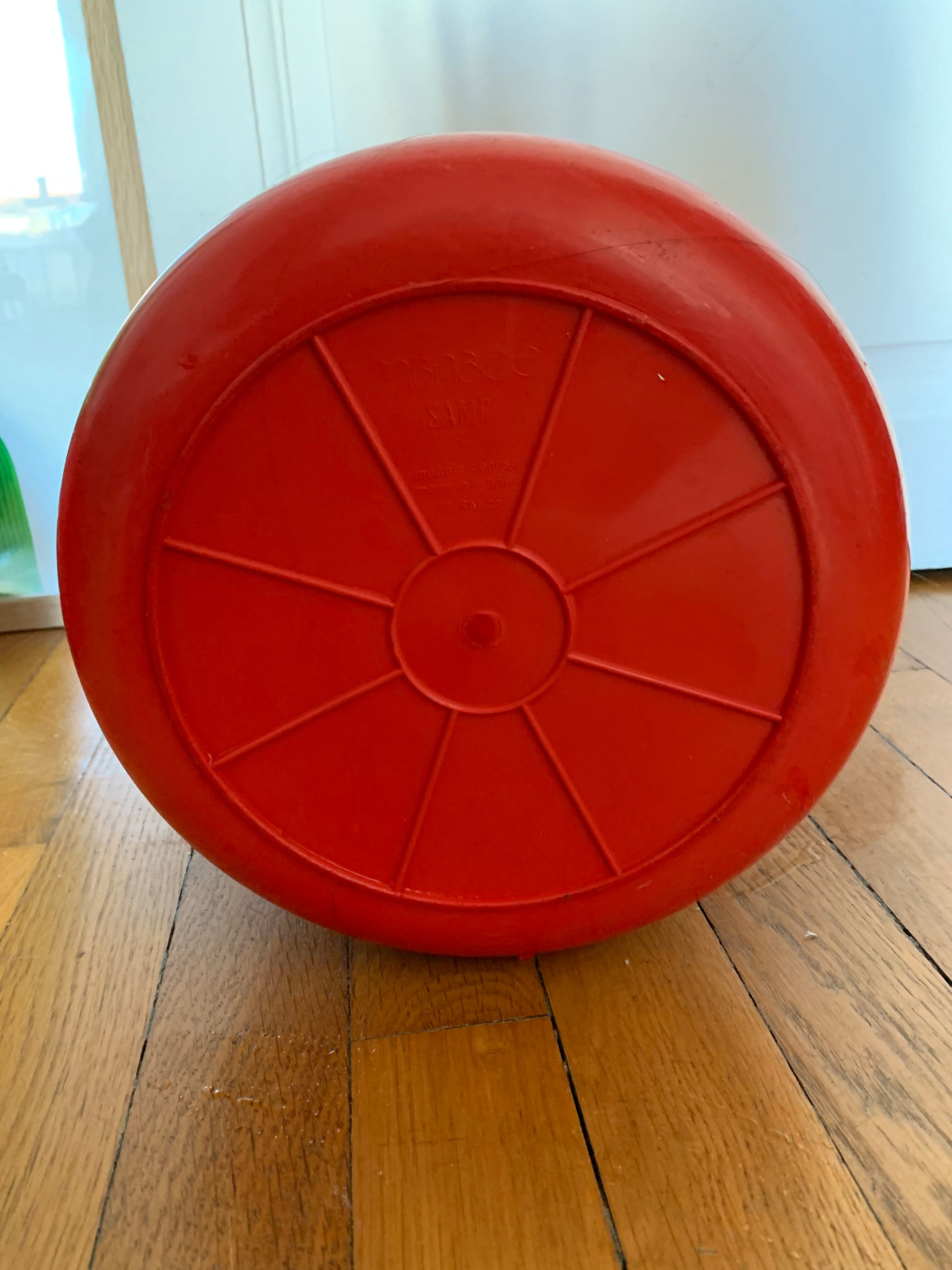 Umbrella holder Samp 70s red and black