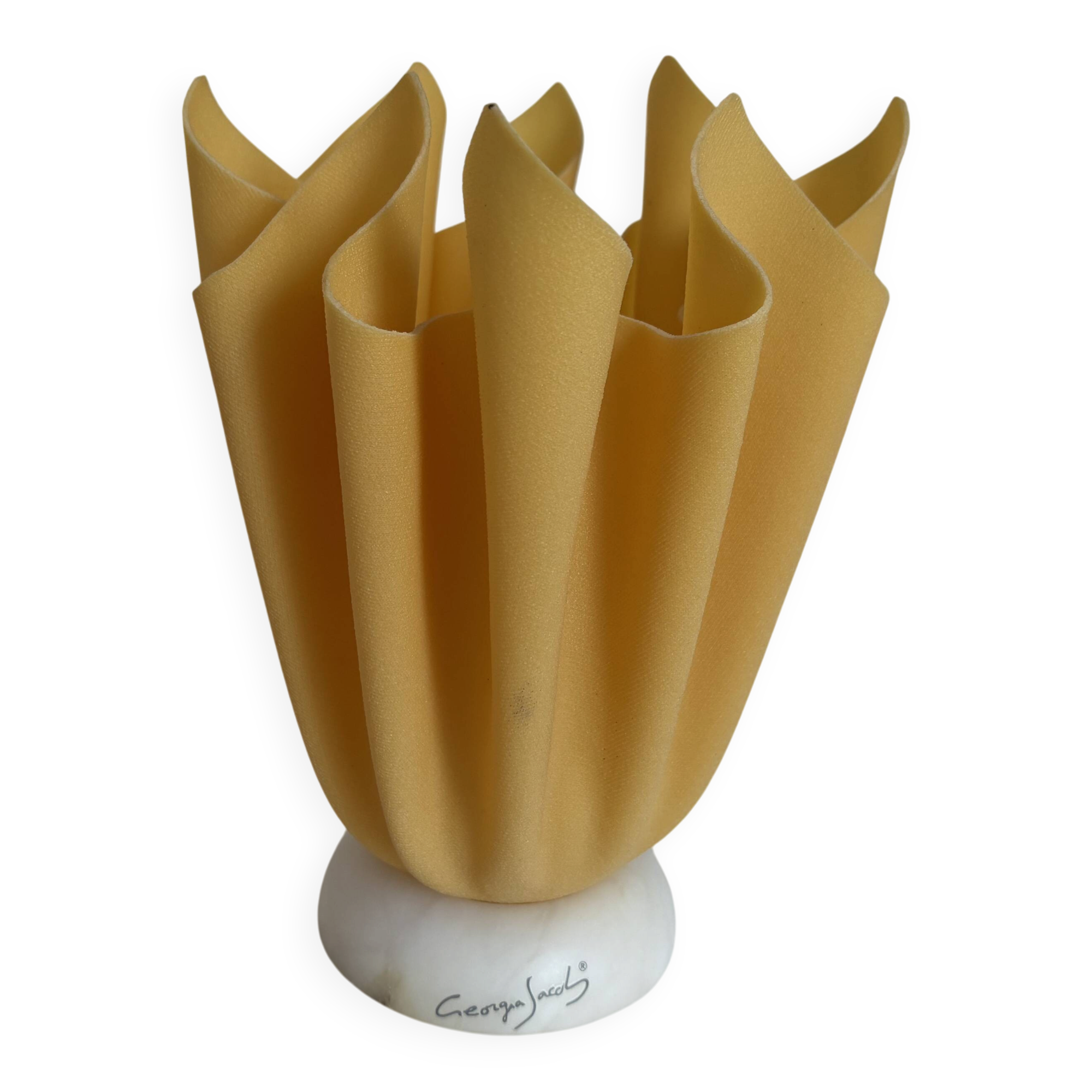 Vintage 1970s table lamp Coqueluche Georgia Jacob - 20 cm