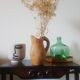 Early 20th century raw wood pitcher