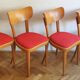 Set of Four Thonet Dining Chairs, Late 1940s