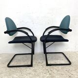 Set of 6 Onda chairs edition VITRA Design Mario Bellini